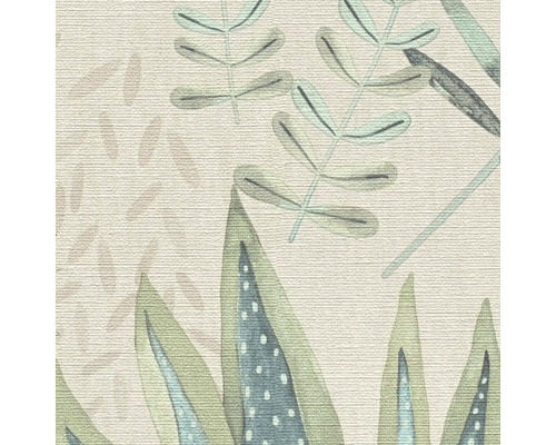 Papier peint avec motif de plantes