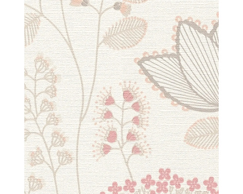 Papier peint à motif floral