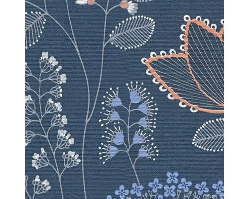 Papier peint à fleurs avec motif floral