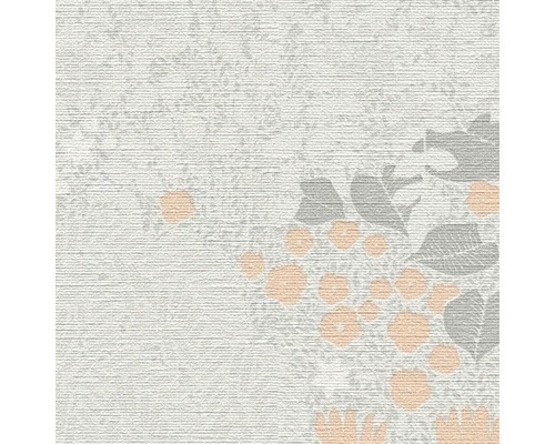 Papier peint à motif floral en forme de fleurs et de feuilles