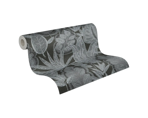 Rouleau de papier peint avec motif de feuilles