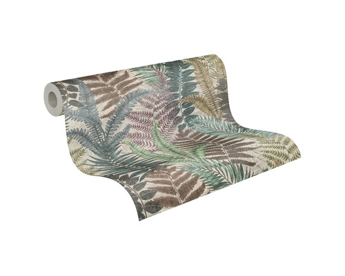 Rouleau de papier peint à motif de fougère