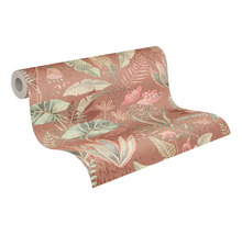 Un rouleau de papier peint avec un motif floral.