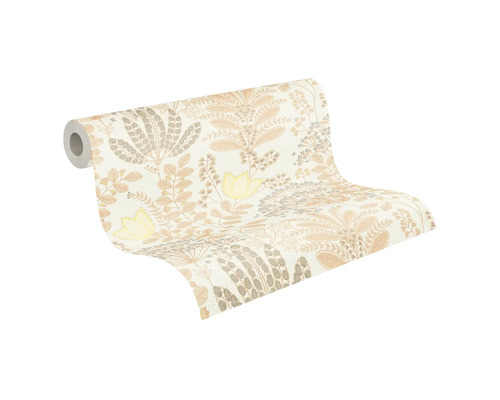 Rouleau de papier peint à motif floral