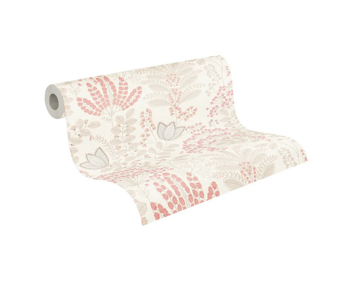 Rouleau de papier peint à motif floral