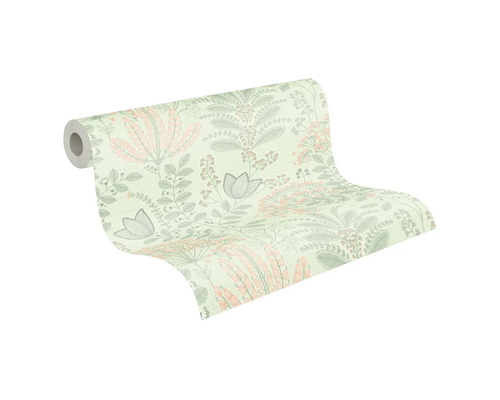 Rouleau de papier peint à motif floral