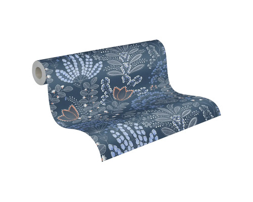 Rouleau de papier peint à motif floral