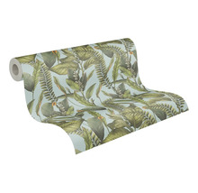 Rouleau de papier peint à motif de feuilles