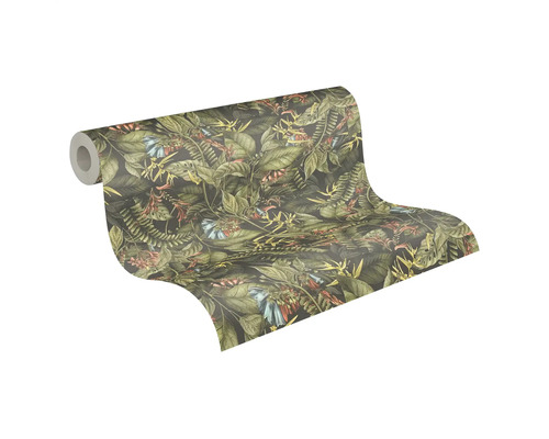 Tapetenrolle mit Pflanzenmuster