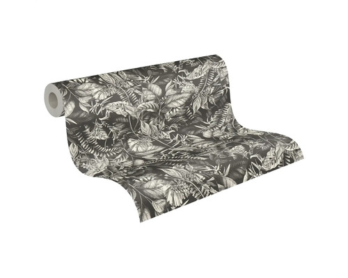 Rouleau de papier peint à motif végétal