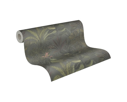 Rouleau de papier peint avec motif de plantes