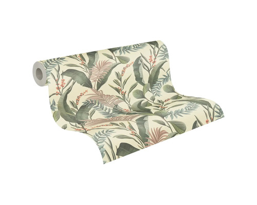 Tapetenrolle mit floralem Muster