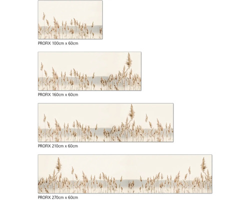 Image murale Profix avec roseaux de différentes tailles