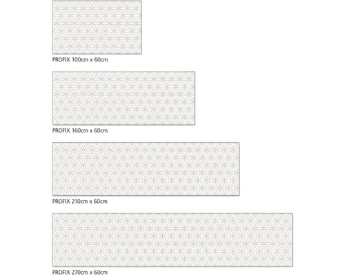 Différentes tailles de supports Profix avec motif géométrique