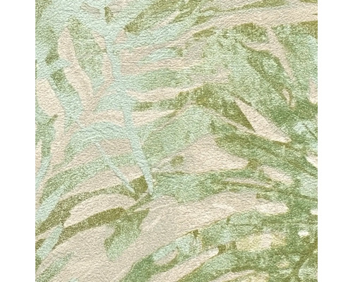 Nahaufnahme einer Tapete mit Blättermuster