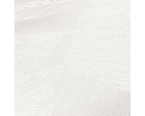 Nahaufnahme einer weißen strukturierten Tapete