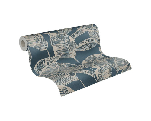 Tapetenrolle mit Blattmuster