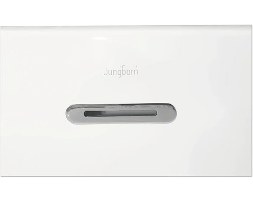 Logo Jungborn et cache pour garniture de trop-plein dans un lavabo