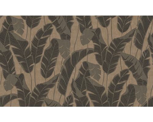 Papier peint à motif de feuilles