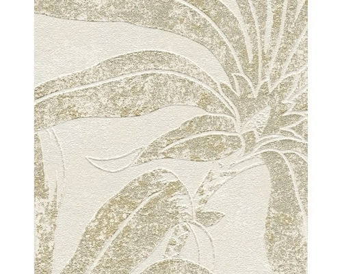 Nahaufnahme einer Tapete mit Pflanzenmuster