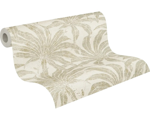 Tapetenrolle mit Palmenblattmuster