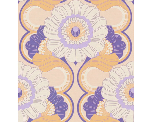 Motif de papier peint avec motif floral