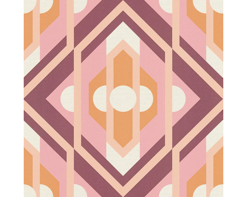 Motif géométrique de papier peint avec des lignes et des cercles