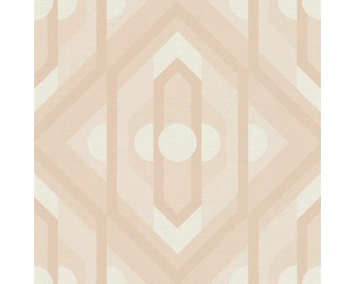 Tapete mit geometrischem Muster aus Linien und Kreisen