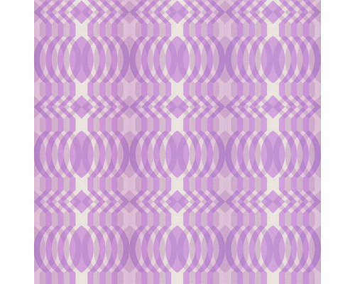 Textiltapete mit Kreisen und Rautenmuster