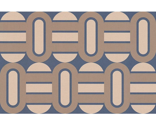 Grafisches Tapetenmuster mit Kreisen und Linien