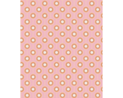 Papier peint textile avec motif de cercles