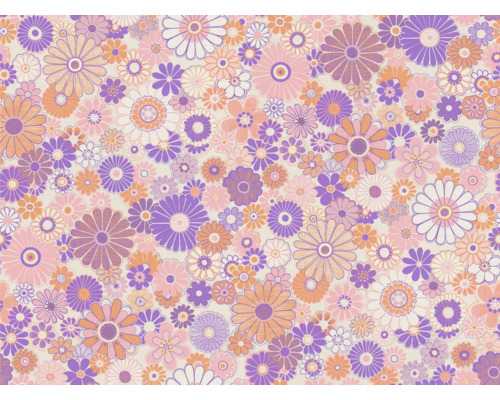 Papier peint à fleurs avec motif floral