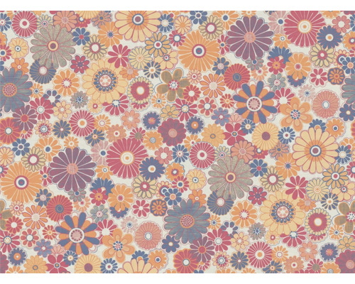 Papier peint à motif floral