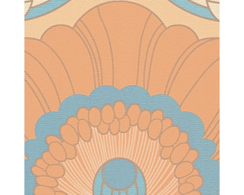 Vue détaillée d''un papier peint à motifs floraux