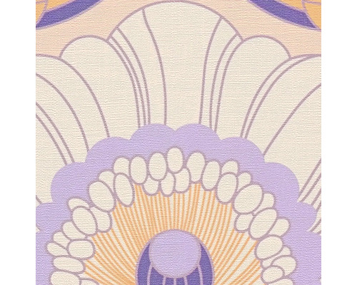 Vue détaillée d''un papier peint à motifs floraux