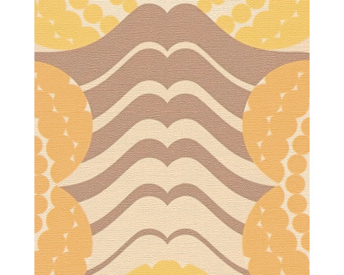 Papier peint avec motif de cercles et de vagues