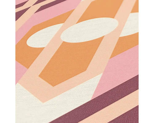 Papier peint à motif géométrique