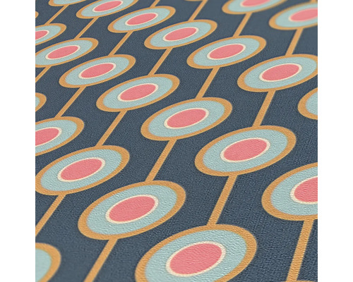 Tapete mit geometrischem Kreismuster