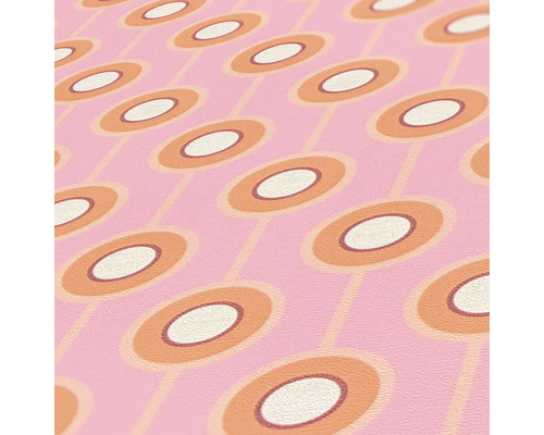 Papier peint avec motif géométrique de cercles