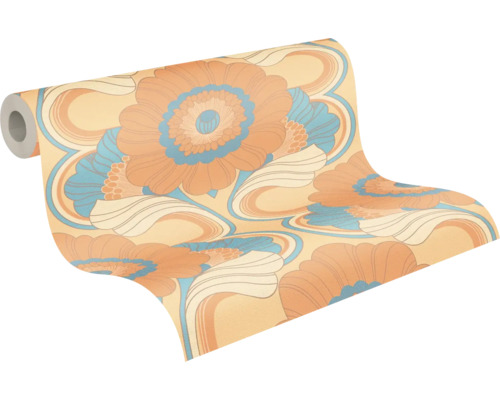 Rouleau de papier peint avec motif floral