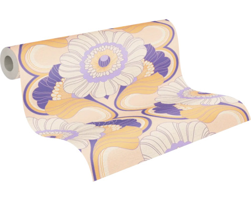 Rouleau de papier peint à motif floral