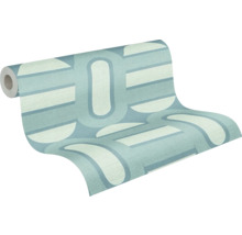 Rouleau de papier peint à motif géométrique