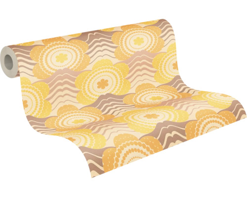 Rouleau de papier peint à motif floral