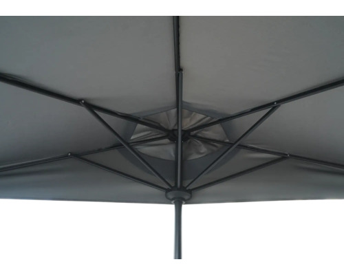 Vue de dessous d''un parasol avec cadre