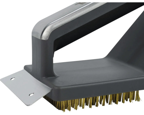 Grillbürste mit Schaber zur Reinigung von Grillrosten