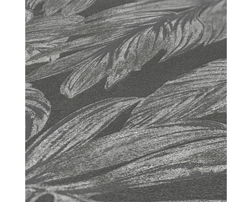 Nahaufnahme einer Tapete mit Blattmuster