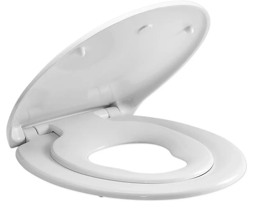 Abattant WC pour enfants form&style Family blanc avec frein de chute -