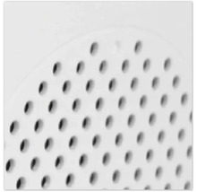Detailaufnahme einer perforierten Platte