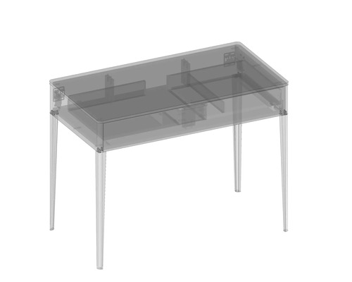 Bureau avec tiroirs et quatre pieds