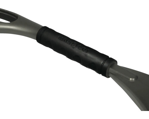 Logo Max4Car sur le manche d''un chasse-neige pour voiture